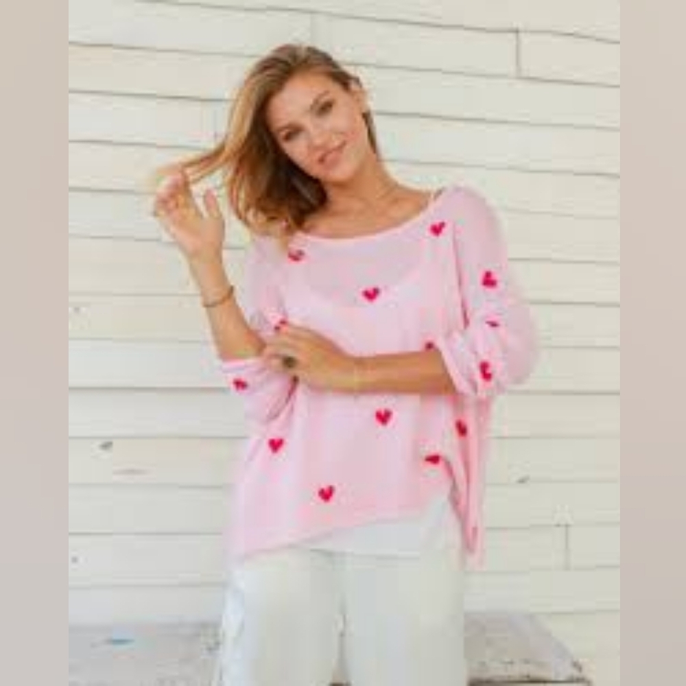 Pink Wooden ship Sweater